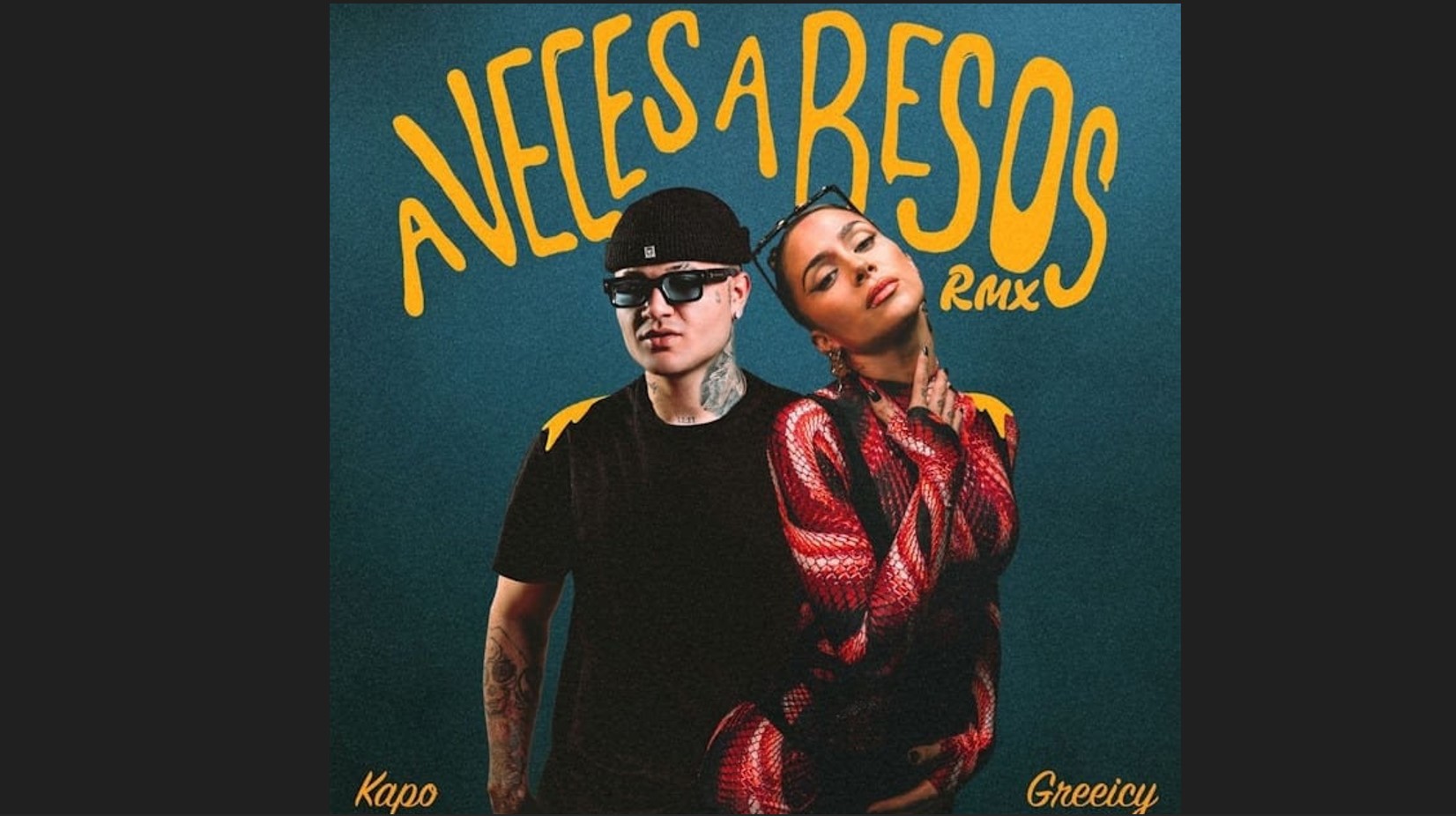 GREEICY y KAPO unen fuerzas para lanzar “A VECES A BESOS REMIX”.